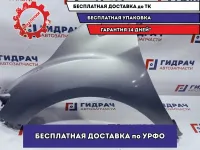 Крыло переднее левое Mazda CX-7 1 EG21-52-210F. Ржавчина. Дефект. Красилось.