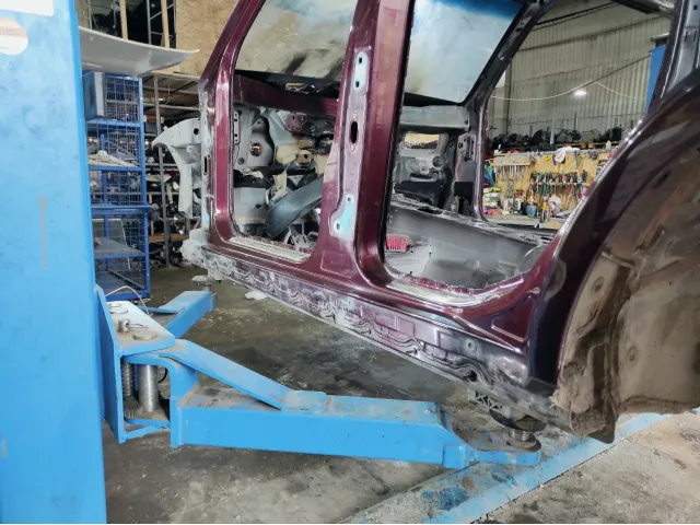 Порог со стойкой левый Mercedes-Benz GLK (X204)