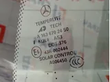 Стекло кузовное (форточка) боковое заднее правое Mercedes-Benz M-класс A1636702450