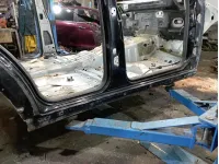 Порог со стойкой правый Mercedes-Benz ML55AMG (W163)