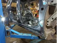 Порог со стойкой правый Mercedes-Benz GL (X166)