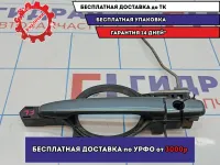 Ручка двери наружная левая Mitsubishi Lancer X (CY) 5716A307. Передняя. Потертость.