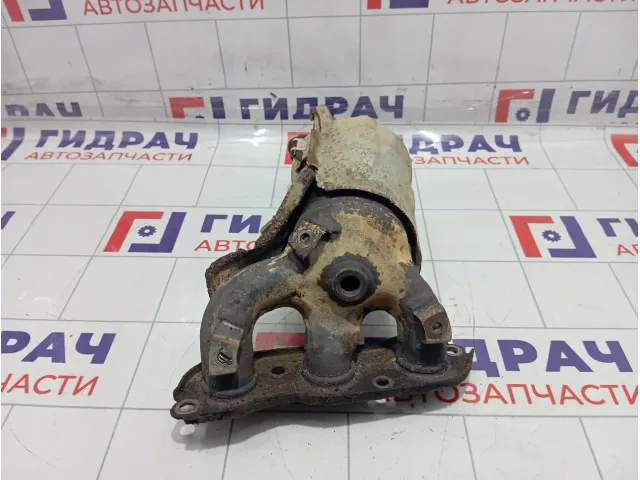 Коллектор выпускной левый Mitsubishi Outlander 1555A455