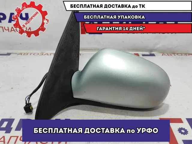 Зеркало левое электрическое Nissan Almera Classic 96302-95F3H. 5 контактов. Самодельный зеркальный элемент. Подогрев не работает.