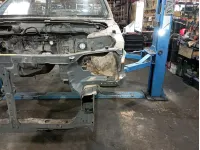 Лонжерон передний левый Nissan Almera Classic (B10)