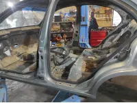 Порог со стойкой левый Nissan Almera Classic (B10)