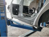 Порог со стойкой левый Nissan Almera (G15)