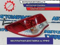 Фонарь задний наружный левый Nissan Almera G15 265554AA0A. Нарушена герметичность.