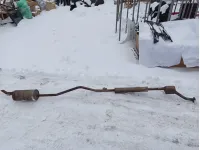 Глушитель основной Nissan Almera (G15) 20010-00Q1A. С катализатором.