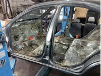 Порог со стойкой левый Nissan Almera (N16)