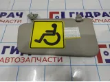 Козырек солнцезащитный правый Nissan Juke (F15) 96400-1KA7A.