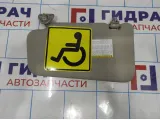 Козырек солнцезащитный правый Nissan Juke (F15) 96400-1KA7A.