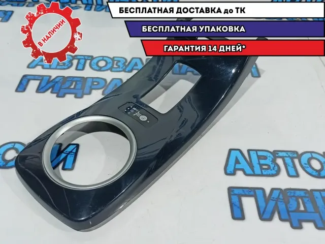 Накладка центральной консоли Nissan Leaf 969413NB0B. С индикатором.