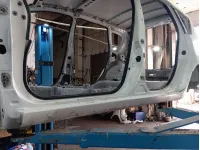 Порог со стойкой левый Nissan Note