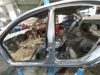 Порог со стойкой левый Nissan Primera (P12)
