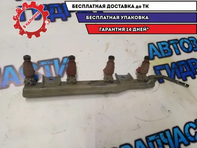 Рейка топливная, форсунки Nissan Primera P12E 166009F600 Отличное состояние.