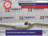 Приемная труба глушителя Nissan Primera (P12) . Срезаны болты, вмятина.