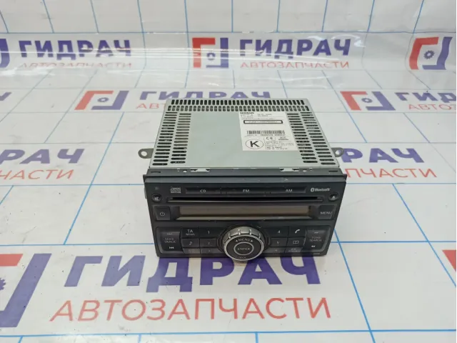 Магнитола Nissan Qashqai (J10) 28185-JD00A. Потертость.