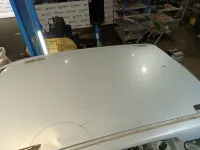 Крыша Nissan Qashqai (J10) . Вмятина.
