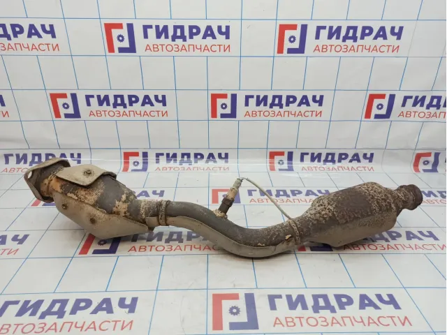 Приемная труба глушителя Nissan Qashqai (J10) 20010-JD05A. Без катализатора.