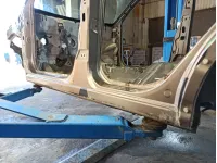 Порог со стойкой левый Nissan Qashqai (J10) .