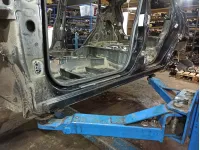 Порог со стойкой левый Nissan Qashqai