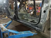 Порог со стойкой правый Nissan Qashqai