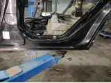 Порог со стойкой левый Nissan X-Trail (T31) G6411-JG0MA. Коррозия.