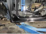 Порог со стойкой левый Nissan X-Trail (T31) G6411-JG0MA. Коррозия.