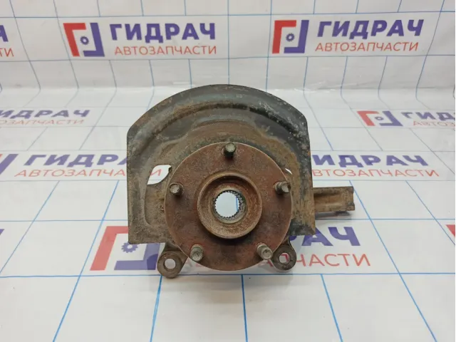 Кулак поворотный передний правый Nissan X-Trail (T31) 40014-JG000. Ступичный подшипник под замену.