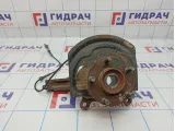 Кулак поворотный передний левый Nissan X-Trail (T31) 40015-JG000. Ступичный подшипник под замену.