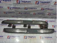 Подножки ступеньки пороги Opel Antara (C105) . Комплект.Потертости.