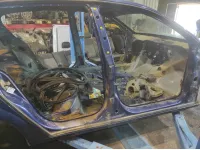 Порог со стойкой правый Opel Astra (H)