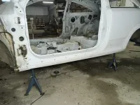 Порог со стойкой левый Opel Astra