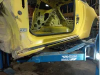 Порог со стойкой левый Opel Astra