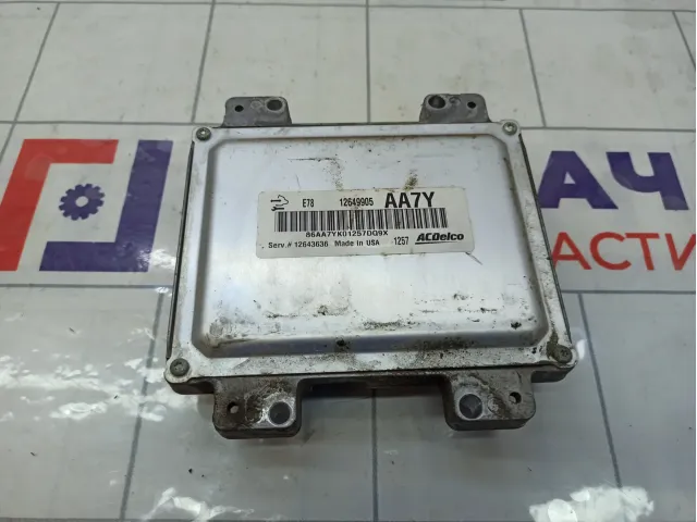 Блок управления двигателем Opel Astra 12649905