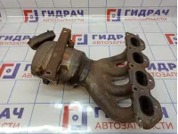 Коллектор выпускной Opel Astra (H) 5849357. С катализатором.