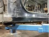 Порог со стойкой левый Opel Astra (H)