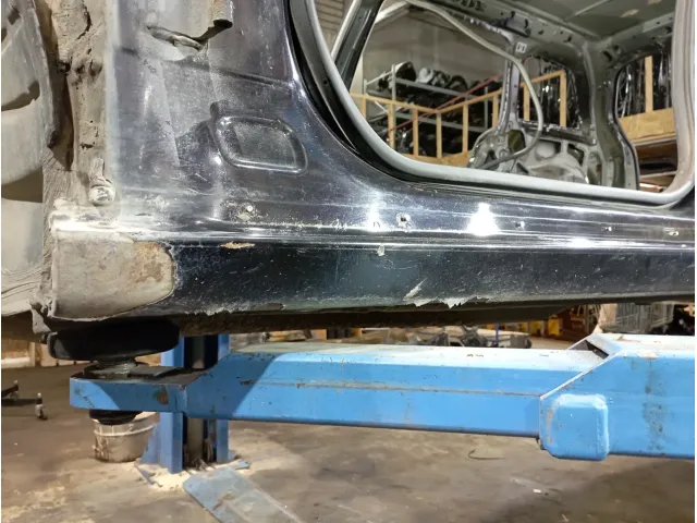 Порог со стойкой левый Opel Astra (H)