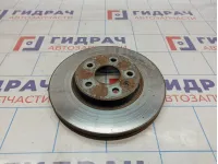 Диск тормозной передний Opel Astra (J) DF7475. Аналог TRW.