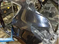 Крыло заднее левое Opel Astra (J) . Сколы.Красилось.