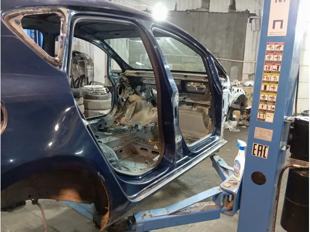 Порог со стойкой правый Opel Astra (J)