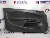 Обшивка двери передней левой Opel Corsa (D) 13232890. Царапины.