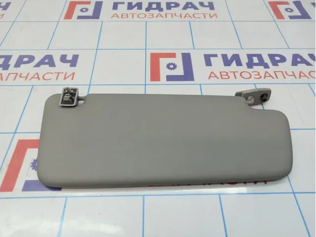 Козырек солнцезащитный левый Opel Corsa (D) 1437882. Царапины на зеркале, дефект.