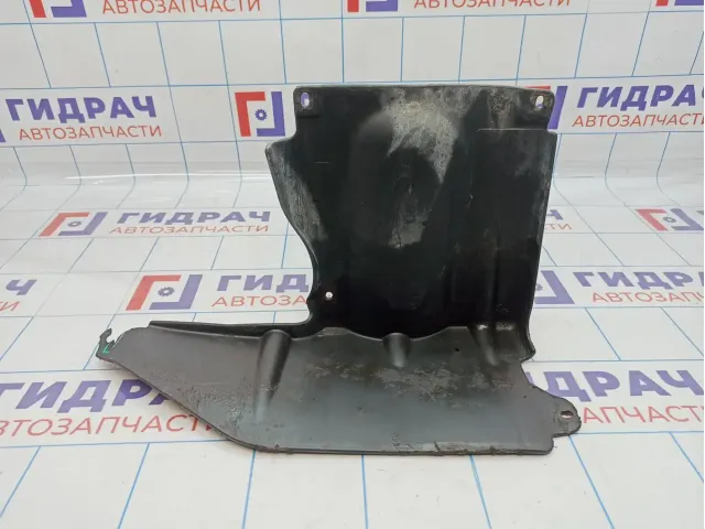 Пыльник двигателя боковой правый Opel Corsa (D) 13230438. Дефект.
