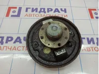 Щит опорный задний правый Opel Corsa (D) . Коррозия.