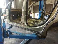 Порог со стойкой левый Opel Corsa D