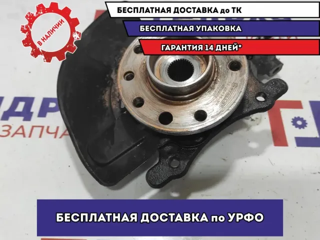 Кулак поворотный передний правый Opel Zafira 2 5308046. В сборе.