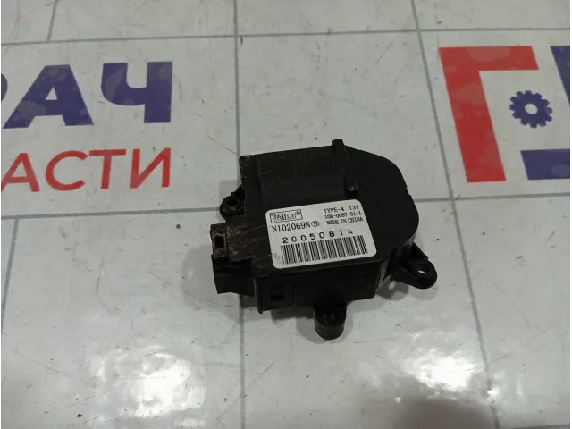 Моторчик заслонки отопителя (печки) Peugeot 207