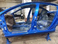 Порог со стойкой левый Peugeot 407